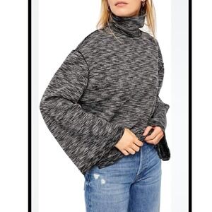 We The Free Sunny Days Turtleneck Sweater Small boho layered campcore oversized